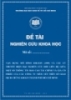Đề tài khoa học: Vận dụng mô hình ohlson (1995) và các lý thuyết hiện đại nghiên cứu mối liên hệ giữa một số thông tin báo cáo tài chính và giá cổ phiếu của các công ty niêm yết trên sở giao dịch chứng khoán TP. Hồ Chí Minh