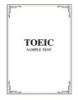 TOEIC sample test