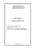 Bài giảng Trí tuệ nhân tạo - ĐH Hàng Hải