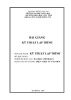 Bài giảng Kỹ thuật lập trình - ĐH Hàng Hải