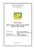 Bài giảng Phân tích & thiết kế hệ thống hướng đối tượng - Trường Đại học Hàng Hải Việt Nam