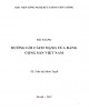 Bài giảng Đường lối cách mạng của Đảng cộng sản Việt Nam - TS. Trần Thị Minh Tuyết