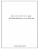 Tiêu chuẩn kỹ năng nghề: Bảo đảm an toàn hàng hải
