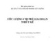 Bài giảng Ước lượng chi phí giai đoạn thiết kế