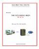 Bài giảng Truyền động điện DC và AC - ThS. Trần Công Binh