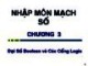 Bài giảng Nhập môn mạch số: Chương 3 - ĐH Công nghệ Thông tin TP. HCM