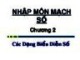 Bài giảng Nhập môn mạch số: Chương 2 - ĐH Công nghệ Thông tin TP. HCM
