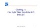 Bài giảng Kỹ thuật truyền số liệu và mạng: Chương 3 - ĐH Bách khoa TP. Hồ Chí Minh