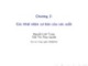 Bài giảng Toán trong công nghệ: Chương 2.2 - Nguyễn Linh Trung, Trần Thị Thúy Quỳnh