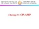 Bài giảng Cơ sở kỹ thuật điện - Chương 10: OP-AMP