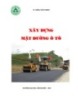 Bài giảng Xây dựng mặt đường ô tô