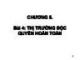 Bài giảng Kinh tế vi mô I (Micro-economics I) - Chương 5.2: Cạnh tranh và độc quyền (tiếp theo)