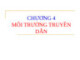 Bài giảng Truyền dữ liệu - Chương 4: Môi trường truyền dẫn