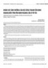 Khảo sát ảnh hưởng của độ cứng thanh ổn định ngang đến tính ổn định ngang của ô tô tải
